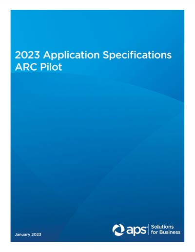 ARC Pilot program spec sheets