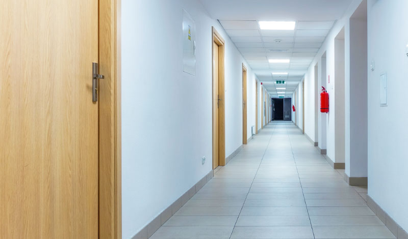 Multifamily Corridors: LEDs Light the Way to Savings