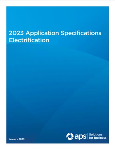 Electrification Measures Specification sheets