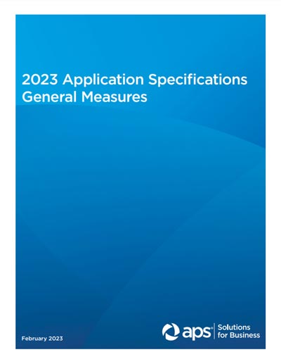Application Specifications General Measures